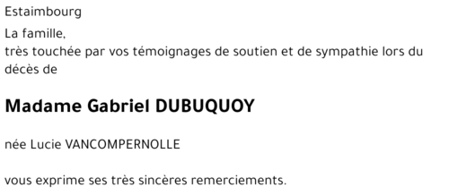 Lucie VANCOMPERNOLLE