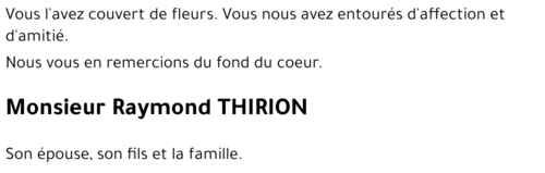 Raymond THIRION