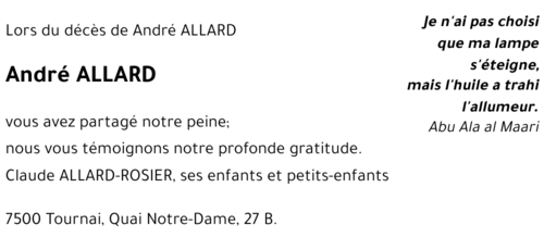 André ALLARD