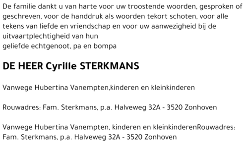 Cyrille Sterkmans