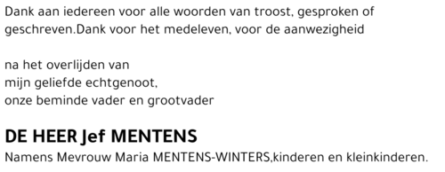 Jef MENTENS