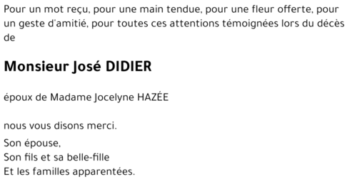 José DIDIER