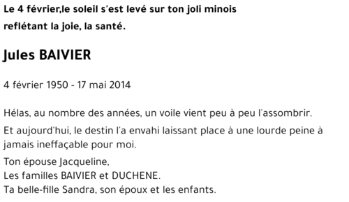 Jules BAIVIER