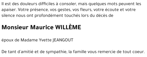 Maurice WILLÈME