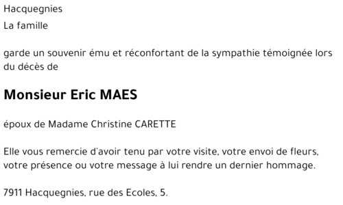 Eric MAES