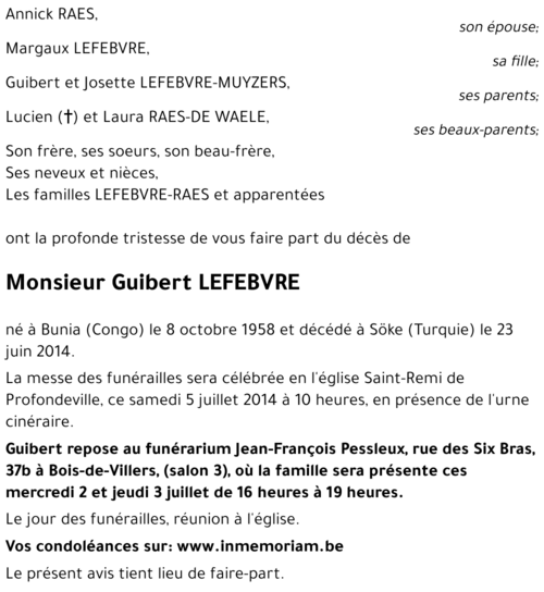 Guibert LEFEBVRE