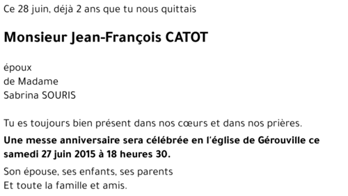 Jean-François CATOT