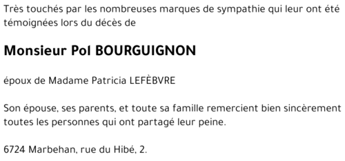 Pol BOURGUIGNON