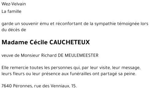 Cécile CAUCHETEUX