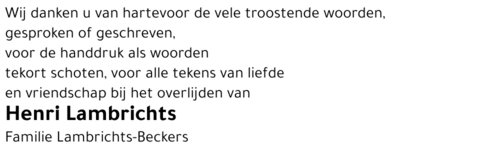 Henri Lambrichts