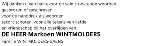 Markoen Wintmolders