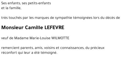 Camille LEFEVRE