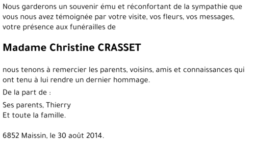 Christine CRASSET