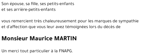 Maurice MARTIN