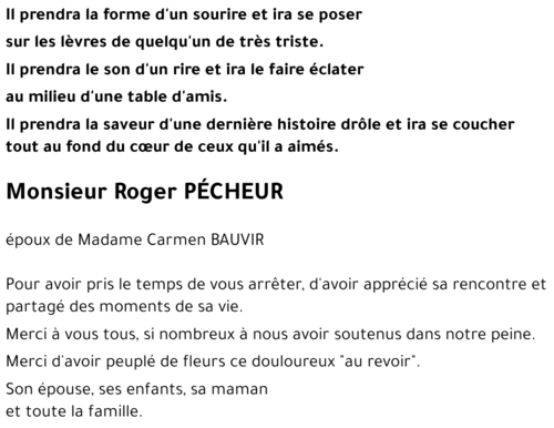 Roger PECHEUR
