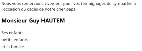Guy HAUTEM