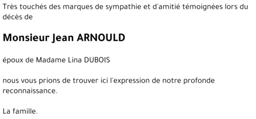 Jean ARNOULD