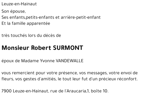 Robert Surmont