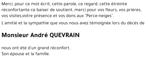 André QUEVRAIN