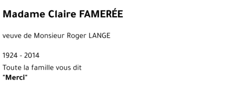 Claire FAMERÉE