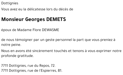 Georges DEMETS