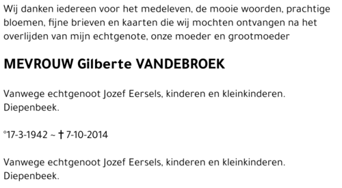 Gilberte Vandebroek