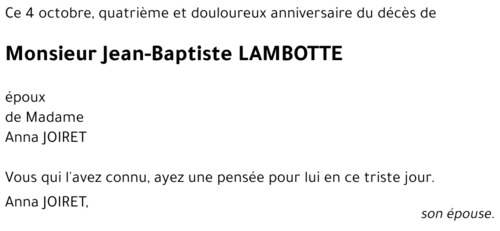 Jean-Baptiste LAMBOTTE