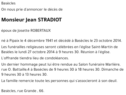 Jean STRADIOT