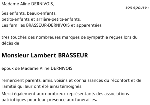 Lambert BRASSEUR