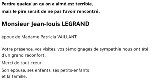 Jean-louis LEGRAND