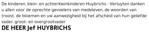 Jef Huybrichs