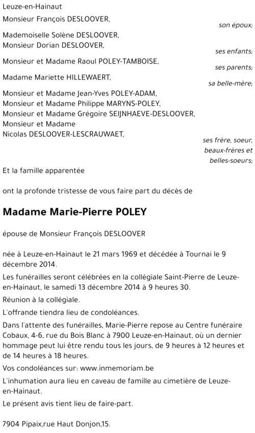 Marie-Pierre Poley