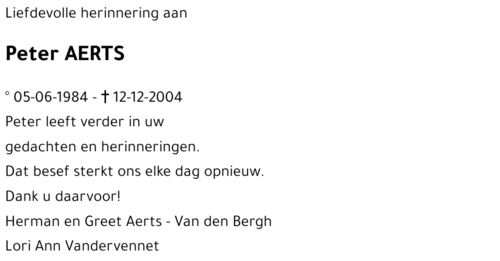 Peter AERTS