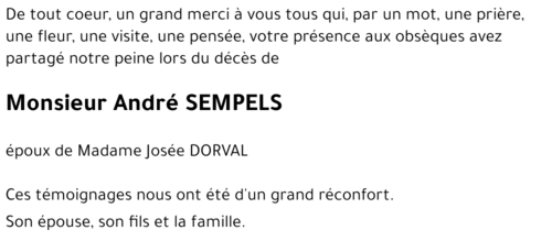 André SEMPELS