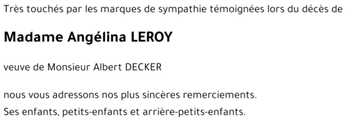 Angélina LEROY 
