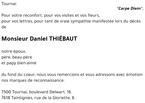 Daniel THIÉBAUT