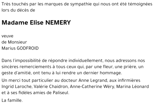 Elise NEMERY