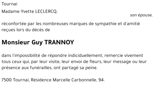 Guy TRANNOY