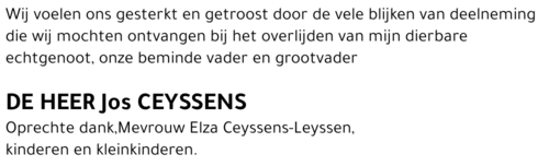 Jos CEYSSENS
