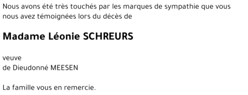 Léonie SCHREURS