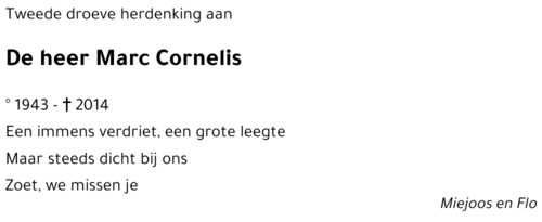 Marc Cornelis