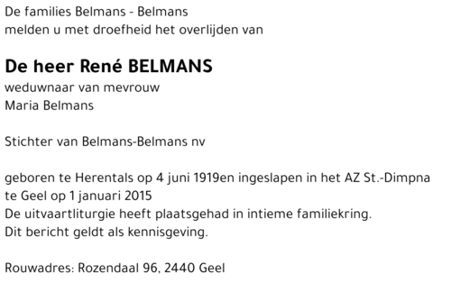 René Belmans