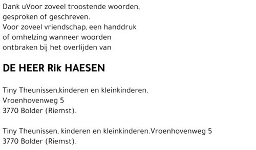 Rik Haesen