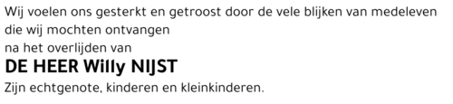 Willy NIJST