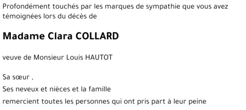 Clara Collard