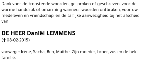 Daniël Lemmens