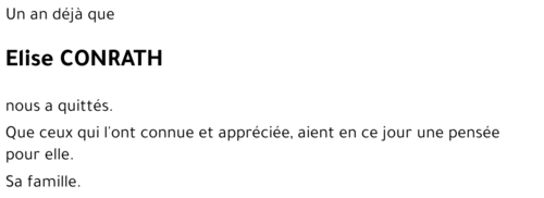 Elise CONRATH