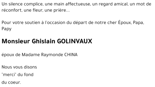 Ghislain GOLINVAUX