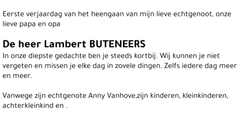 Lambert Buteneers