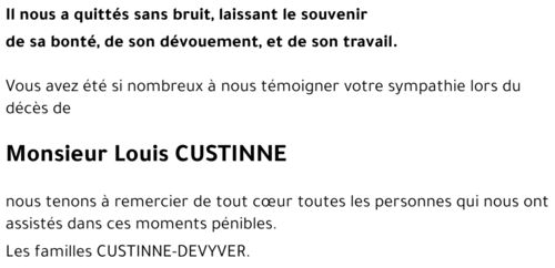 Louis CUSTINNE
